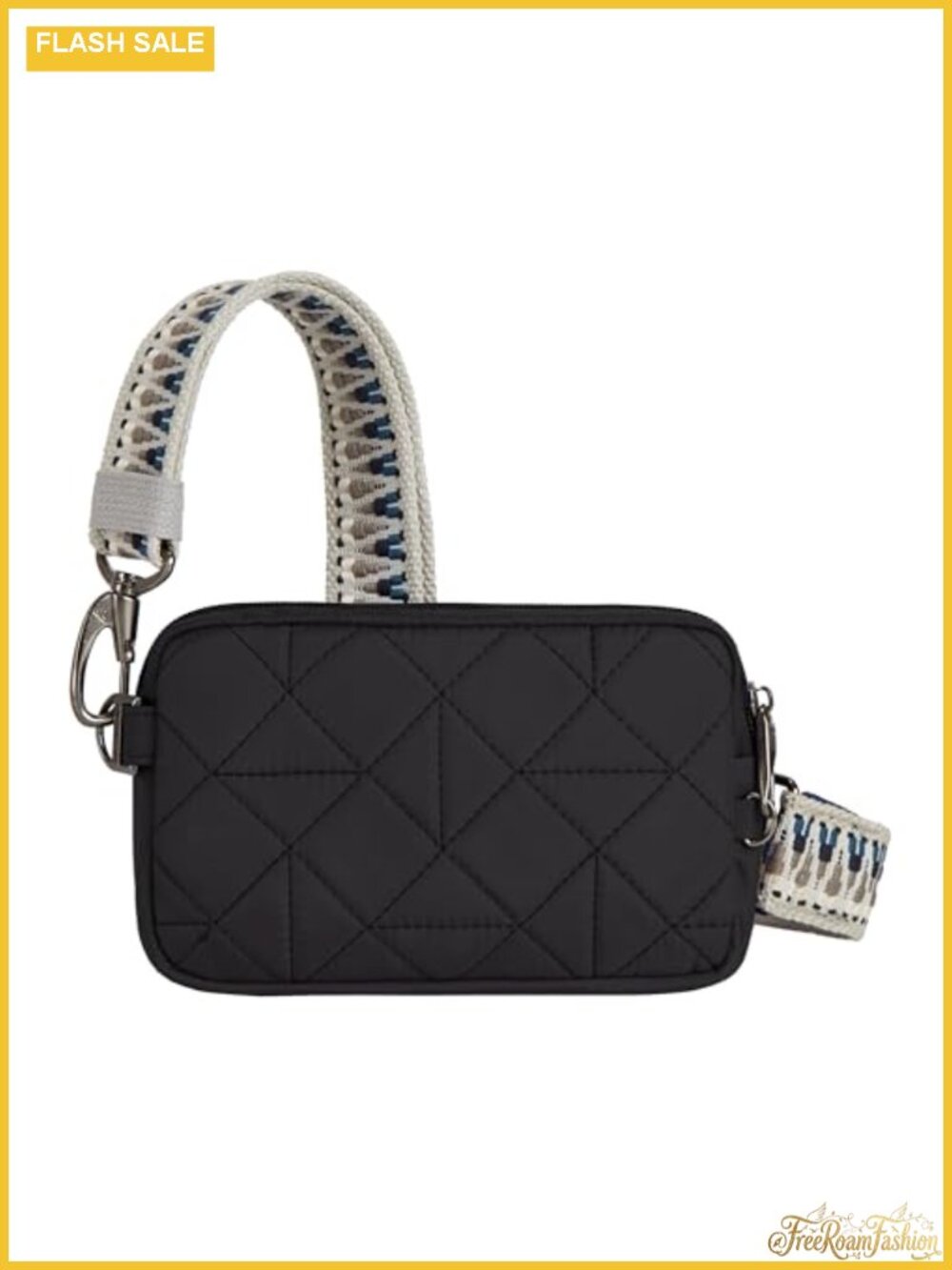 Travelon Anti-Theft Boho Phone Sling Crossbody RFID Guitar Strap